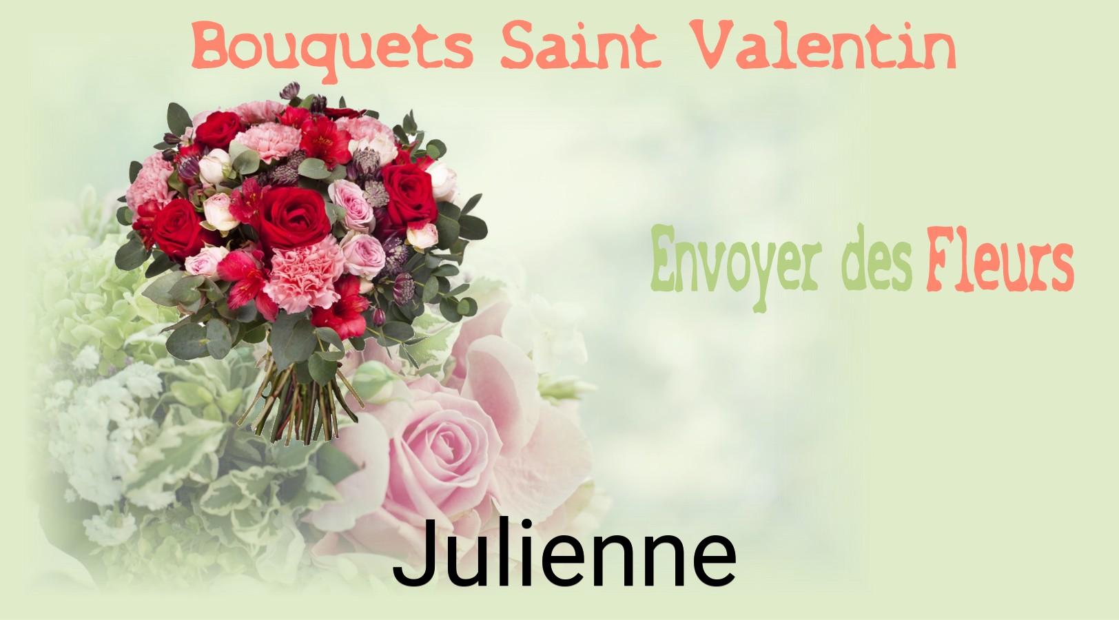 Roses de Saint-Valentin livrées à Julienne